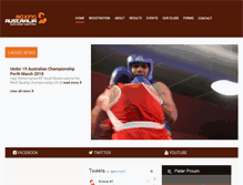 Tablet Screenshot of boxingnt.org.au